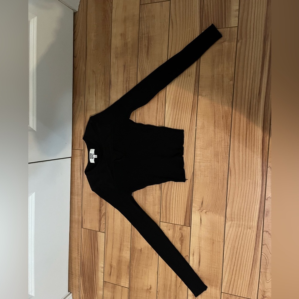 Black Long Sleeve Top